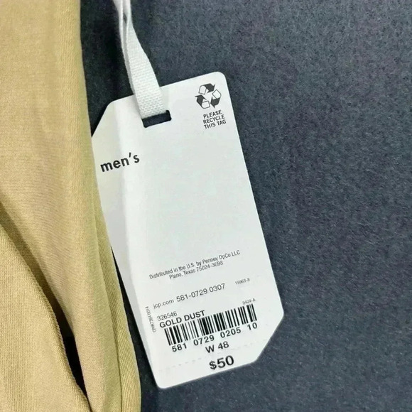 Stylus shorts Men’s 48 Performance Chino Quick-dri Stretch tan NWT (0217) - Picture 3 of 8